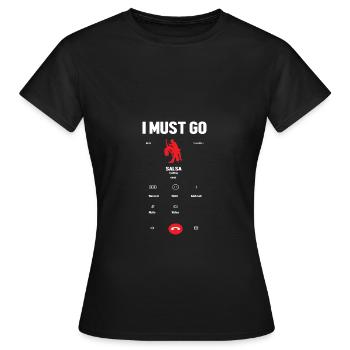 Salsa Dancer Dancer - Women's T-Shirt - black - Front - AI Model Female 172 dark (172cm)
