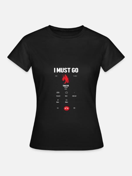 Salsa Tänzer Tänzerin - Frauen T-Shirt - Schwarz