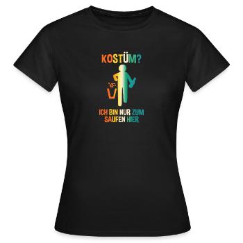 Carnaval de Jecken Carnaval - T-shirt Femme - noir - Devant - AI Model Female 172 dark (172cm)