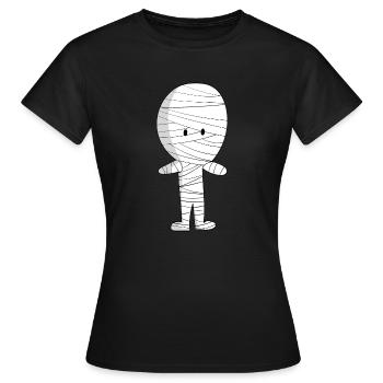 Momie - T-shirt Femme - noir - Devant - AI Model Female 172 dark (172cm)