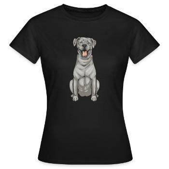 Silver Labrador Retriever Silver Lab - Women's T-Shirt - black - Front - AI Model Female 172 dark (172cm)
