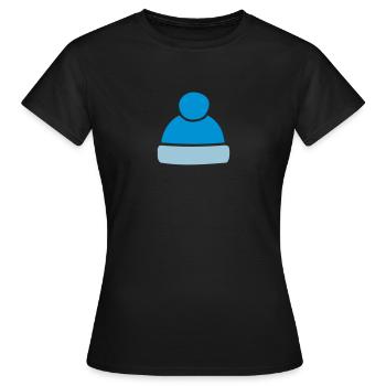 Hat - Women's T-Shirt - black - Front - AI Model Female 172 dark (172cm)