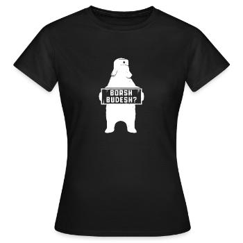 Wirst du Borsch sein Geschenk Familie Russland - Frauen T-Shirt - Schwarz - Vorne - AI Model Female 172 dark (172cm)