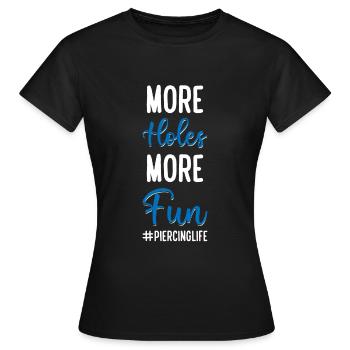 Piercing Pain Tattoo - Women's T-Shirt - black - Front - AI Model Female 172 dark (172cm)