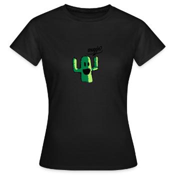 snuggle - T-shirt Femme - noir - Devant - AI Model Female 172 dark (172cm)
