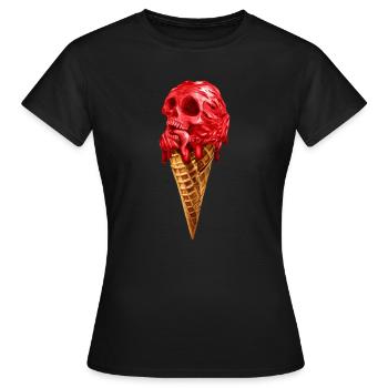Der knusprige Vanille-Schmerz - Frauen T-Shirt - Schwarz - Vorne - AI Model Female 172 dark (172cm)