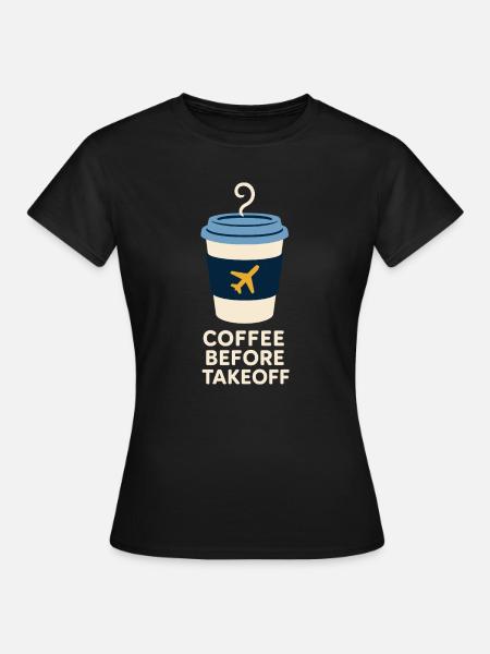 Flugbegleiter Kabinencrew Leben Luftfahrt - Frauen T-Shirt - Schwarz