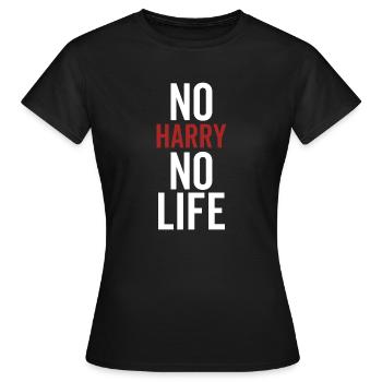 Pas de Harry Pas de vie - T-shirt Femme - noir - Devant - AI Model Female 172 dark (172cm)