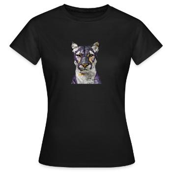 Tigre Tigre Tigre - tête de tigre - T-shirt Femme - noir - Devant - AI Model Female 172 dark (172cm)