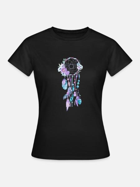 Traumfänger - Frauen T-Shirt - Schwarz