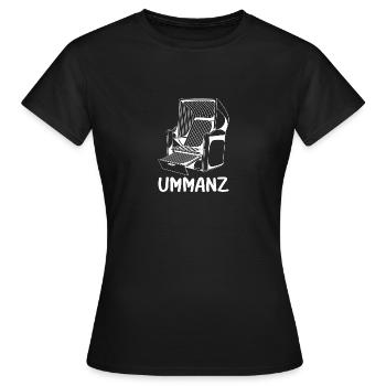 CHAISE DE PLAGE UMMANZ - T-shirt Femme - noir - Devant - AI Model Female 172 dark (172cm)