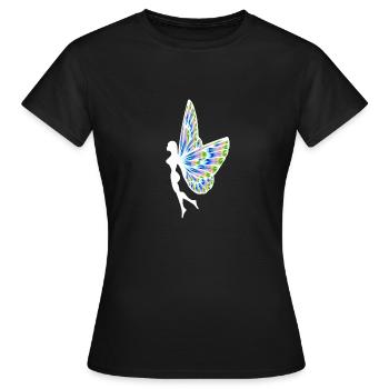 fairy - Women's T-Shirt - black - Front - AI Model Female 172 dark (172cm)