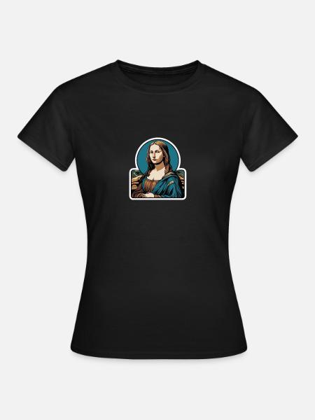 Mona Lisa the Mona Lisa - Women's T-Shirt - black