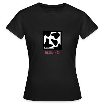blöde Q - Frauen T-Shirt - Schwarz - Vorne - AI Model Female 172 dark (172cm)