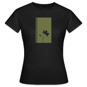 Botanique, Fleurs, Horticulture - T-shirt Femme - noir - Devant - AI Model Female 172 dark (172cm)