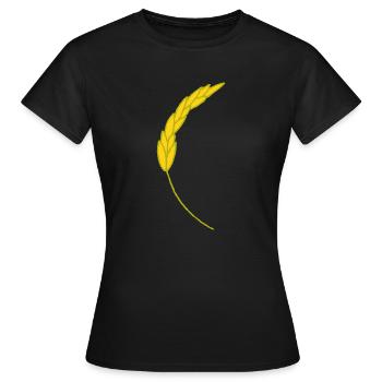 Ear of wheat - Women's T-Shirt - black - Front - AI Model Female 172 dark (172cm)