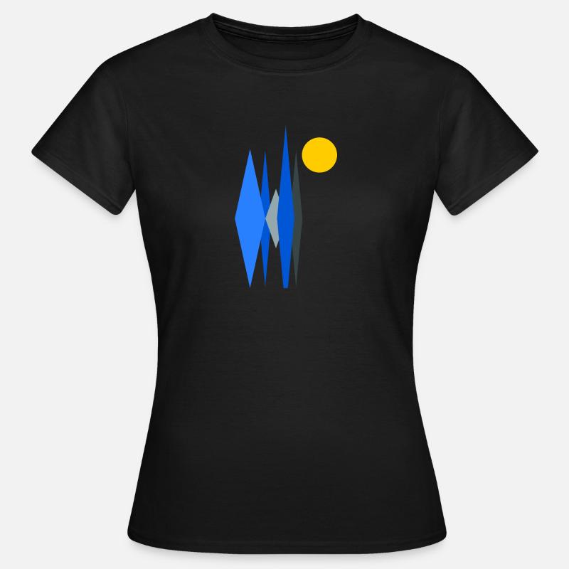Abstract - Women's T-Shirt - black