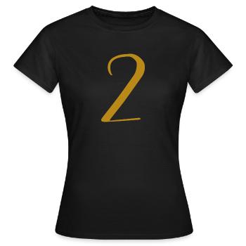 2 - T-shirt Femme - noir - Devant - AI Model Female 172 dark (172cm)
