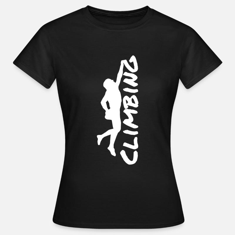 Climbing - Naisten t-paita - musta