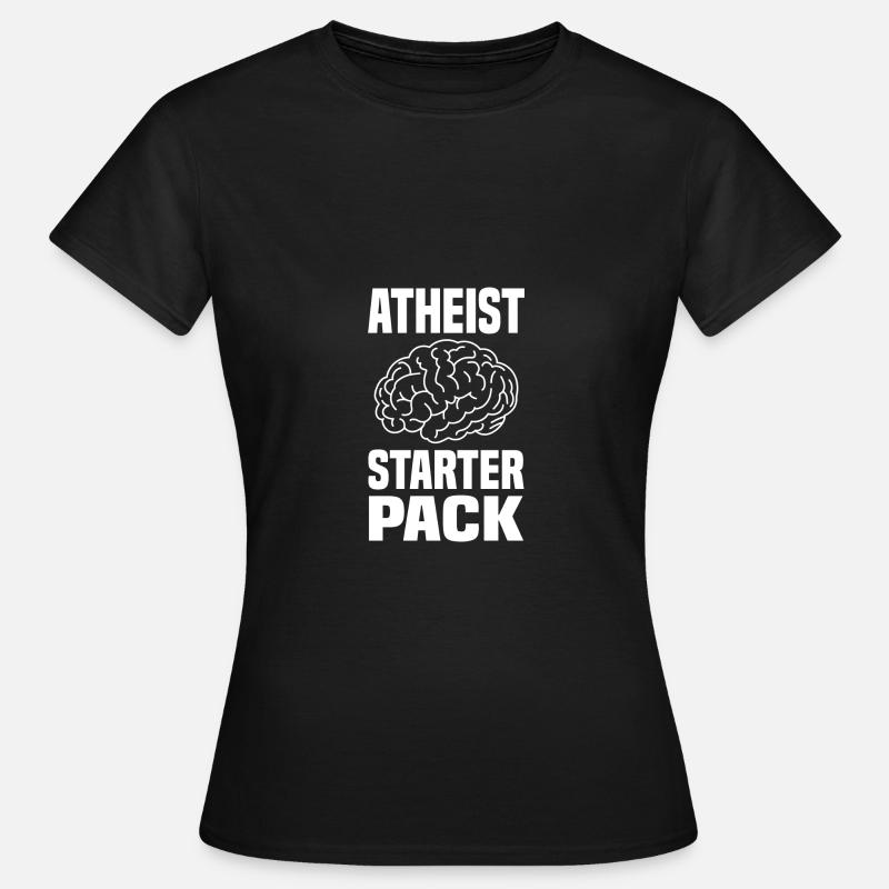 Ateísmo - Camiseta mujer - negro