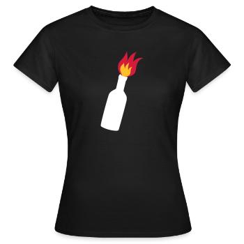 Molotow Cocktail - Frauen T-Shirt - Schwarz - Vorne - AI Model Female 172 dark (172cm)