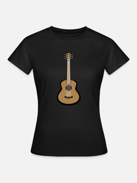 Guitariste Guitare Play Design - T-shirt Femme - noir