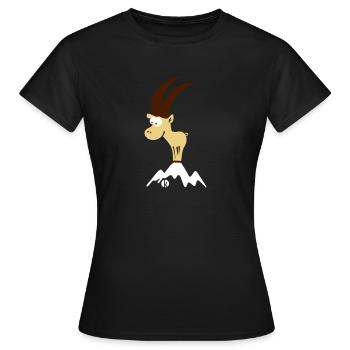 Capricorn - Capricorn (c) - T-shirt Femme - noir - Devant - AI Model Female 172 dark (172cm)