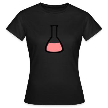 Labor Reagenzglas - Frauen T-Shirt - Schwarz - Vorne - AI Model Female 172 dark (172cm)