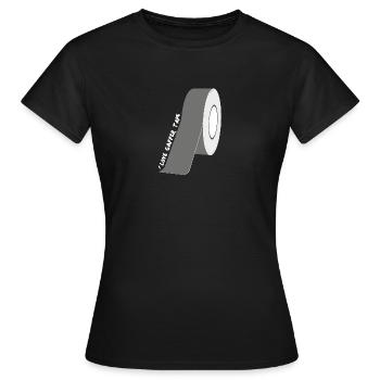I LOVE GAFFER TAPE - Frauen T-Shirt - Schwarz - Vorne - AI Model Female 172 dark (172cm)