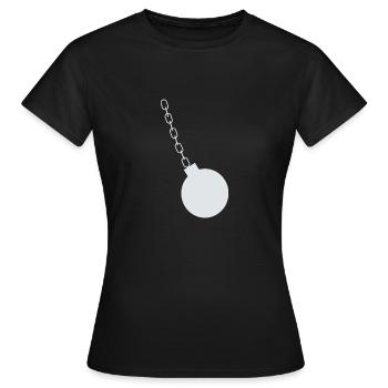 Abrissbirne - Frauen T-Shirt - Schwarz - Vorne - AI Model Female 172 dark (172cm)