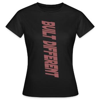 Anders gebaut - Frauen T-Shirt - Schwarz - Vorne - AI Model Female 172 dark (172cm)