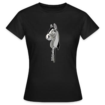 Cheval de loisir - cheval de loisir - cheval de loisir - T-shirt Femme - noir - Devant - AI Model Female 172 dark (172cm)