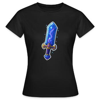 Fantasy Sword - Frauen T-Shirt - Schwarz - Vorne - AI Model Female 172 dark (172cm)