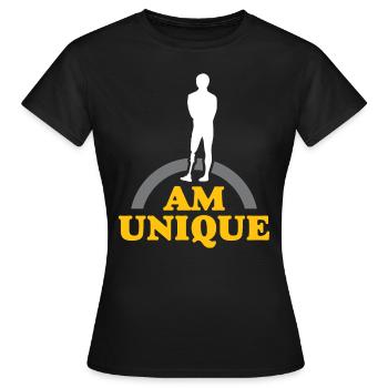 Bras d'invalidité prothétique perdu - T-shirt Femme - noir - Devant - AI Model Female 172 dark (172cm)