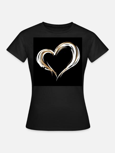 Heart - Women's T-Shirt - black