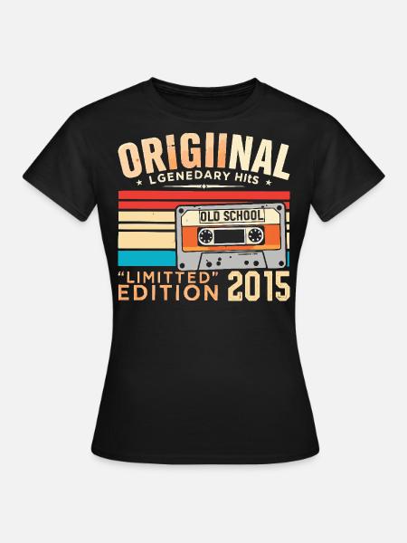 Original 2015, legendär seit 2015 Jahrgang 2015 - Frauen T-Shirt - Schwarz