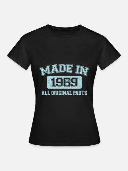 53. Geburtstag Geschenk Geboren in 1969 T-Shirt - Frauen T-Shirt - Schwarz