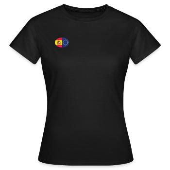 Europe Espagne - T-shirt Femme - noir - Devant - AI Model Female 172 dark (172cm)