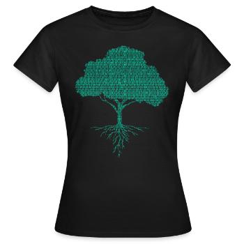 Informaticien informaticien informaticien - T-shirt Femme - noir - Devant - AI Model Female 172 dark (172cm)