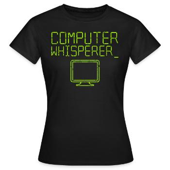 Informaticien informaticien informaticien - T-shirt Femme - noir - Devant - AI Model Female 172 dark (172cm)
