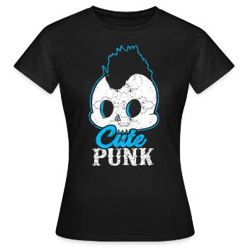 Punk rock musique punk rocker punks punk cadeau - T-shirt Femme - noir - Devant - AI Model Female 172 dark (172cm)
