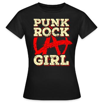 Punk rock musique punk rocker punks punk cadeau - T-shirt Femme - noir - Devant - AI Model Female 172 dark (172cm)