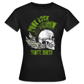 Punk rock punk punker musique rétro punks - T-shirt Femme - noir - Devant - AI Model Female 172 dark (172cm)