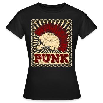 Punk Punk Rock Musique Punks Anarchy Punk Gift - T-shirt Femme - noir - Devant - AI Model Female 172 dark (172cm)