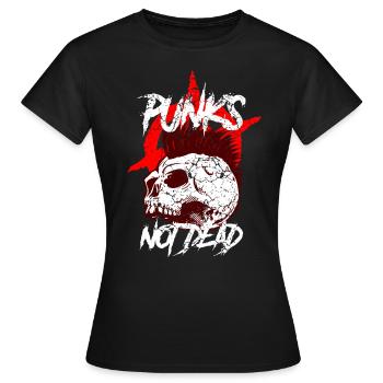 Punk Punk Rock Musique Punks Anarchy Punk Gift - T-shirt Femme - noir - Devant - AI Model Female 172 dark (172cm)