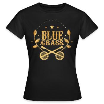 Bluegrass Banjo Musik - Frauen T-Shirt - Schwarz - Vorne - AI Model Female 172 dark (172cm)