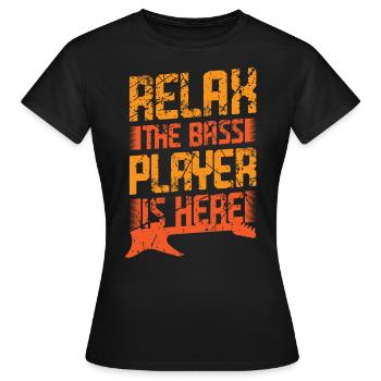 Bassiste bassiste bassiste - T-shirt Femme - noir - Devant - AI Model Female 172 dark (172cm)