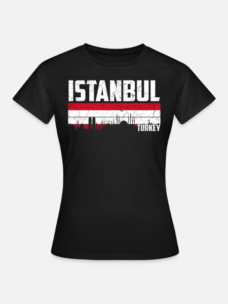 Istanbul - Frauen T-Shirt - Schwarz