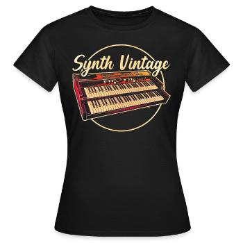 Synthétiseurs numériques - T-shirt Femme - noir - Devant - AI Model Female 172 dark (172cm)