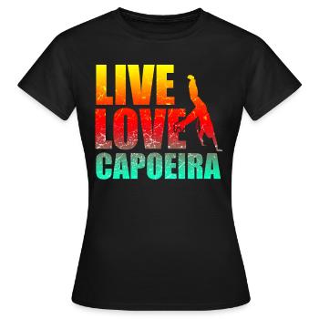 Capoeira - T-shirt Femme - noir - Devant - AI Model Female 172 dark (172cm)
